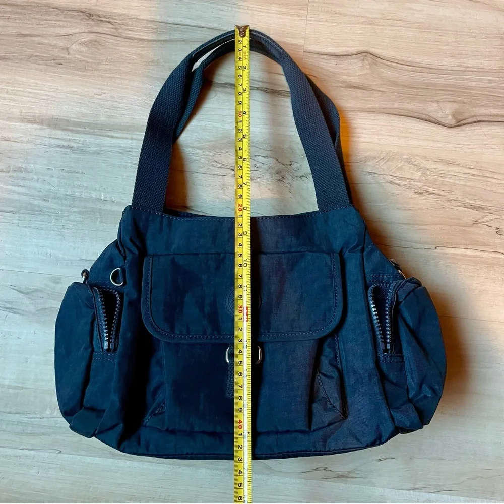 Kipling Navy Blue Nylon Tote with Front Flap - Picture 6 of 13